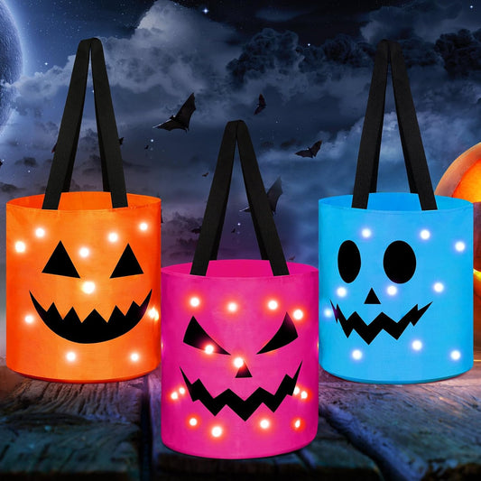Halloween LED Trick or Treat Bags