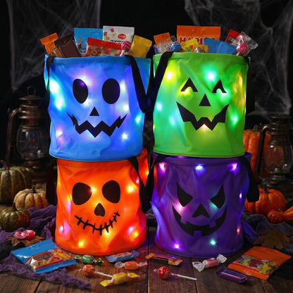 LED Halloween Treat Bags
