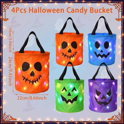 LED Halloween Treat Bags