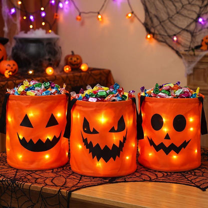 LED Halloween Treat Bags