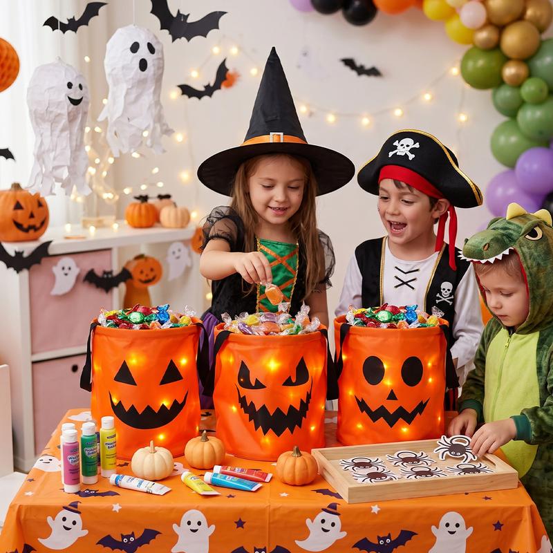 LED Halloween Treat Bags