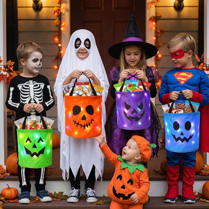 LED Halloween Treat Bags